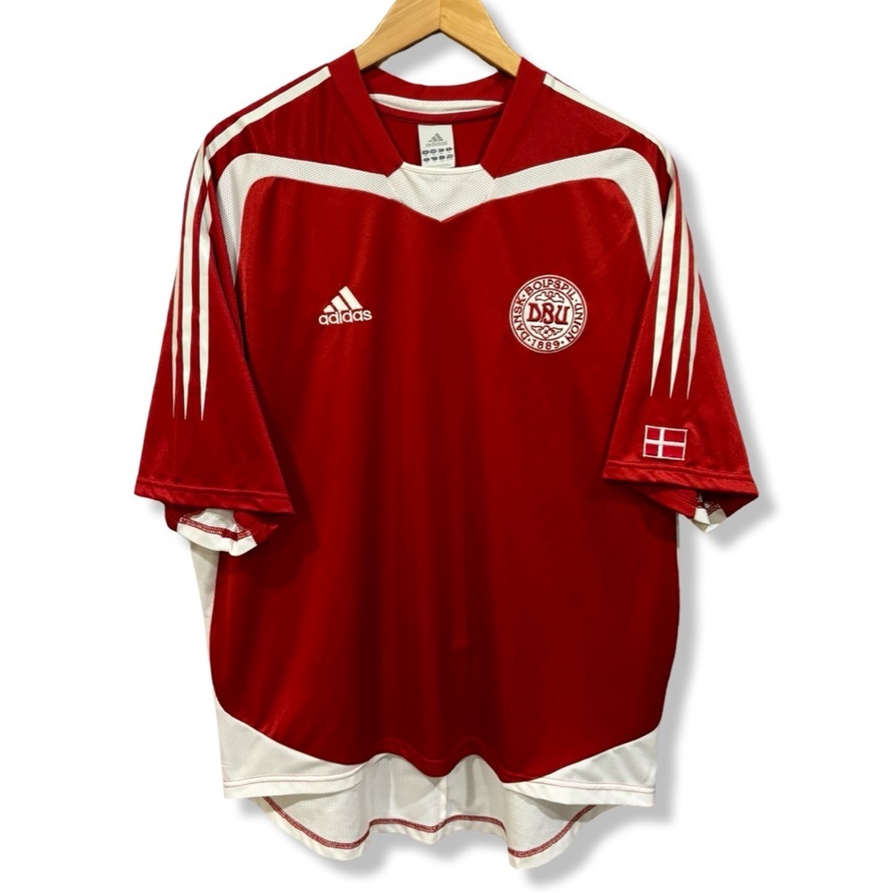 04-06 Adidas Denmark National Team Soccer Jersey